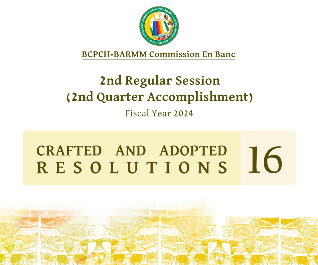 BCPCH-BARMM Commission En Banc 2nd Regular Session in the second quarter of Fiscal Year 2024